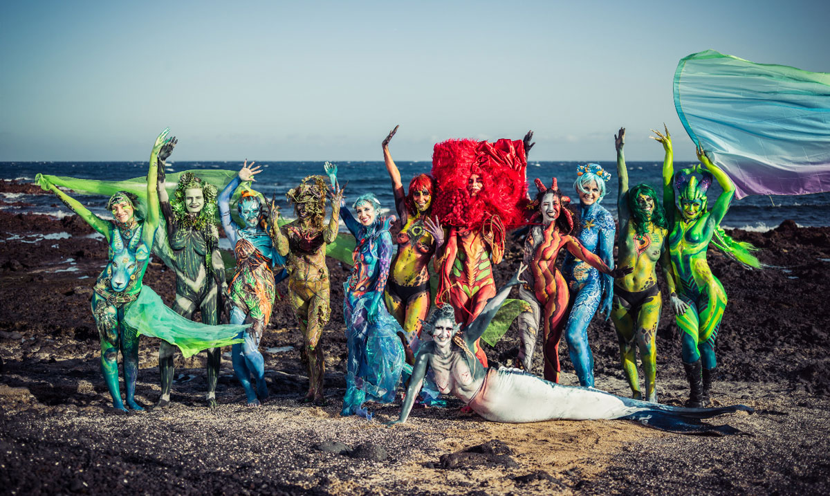 Lava & Mar – A Unique Bodypainting Experience on La Palma